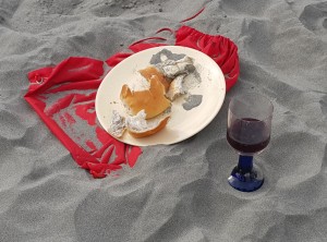 Communion at beach for camp 2015